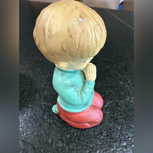 Vintage Norleans Kneeling Praying Boy Figurine – Made in Japan – 6” Tall - Picture 3 of 6